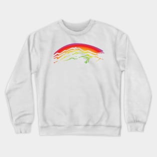 Mountain Range with Sunrise Crewneck Sweatshirt